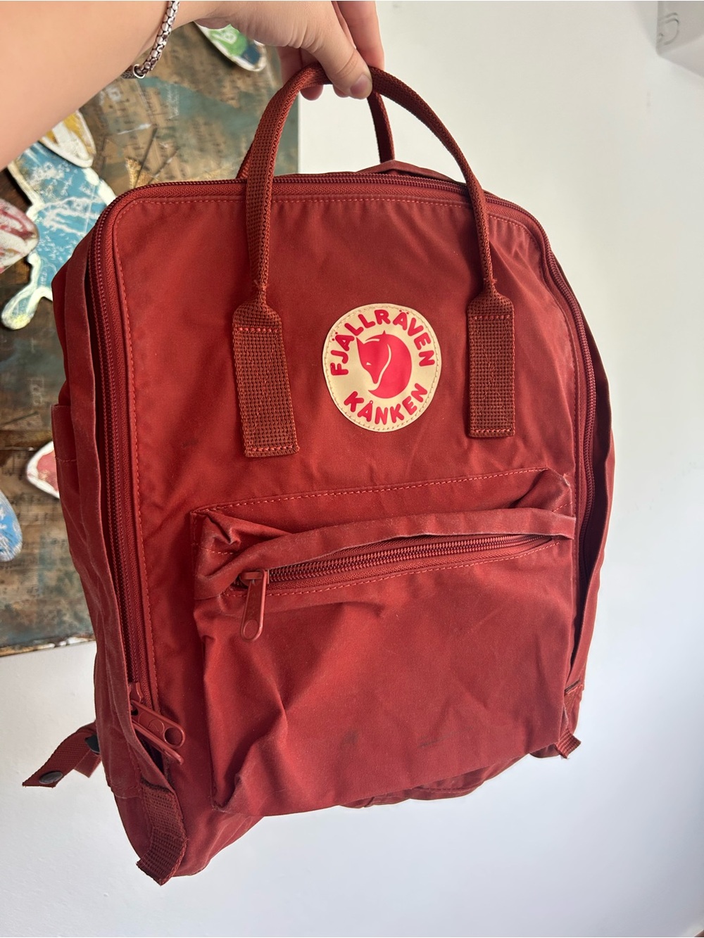 Fjallraven Kanken Classic Backpack Red